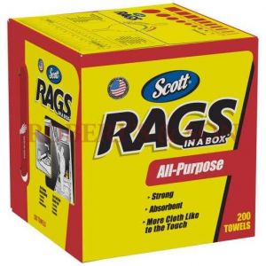 Category: Cleaning Wipes for sale online Kimberly-Clark ShopPro Shop Rags Each Blue 41043KIM 