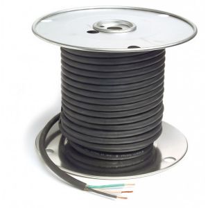 100' 12 Gauge Black & White GROTE 82-5511 PCV Jacketed 2 Wire 